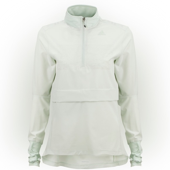 Adidas Running mint green reflective pullover NWT MEDIUM - Picture 2 of 6